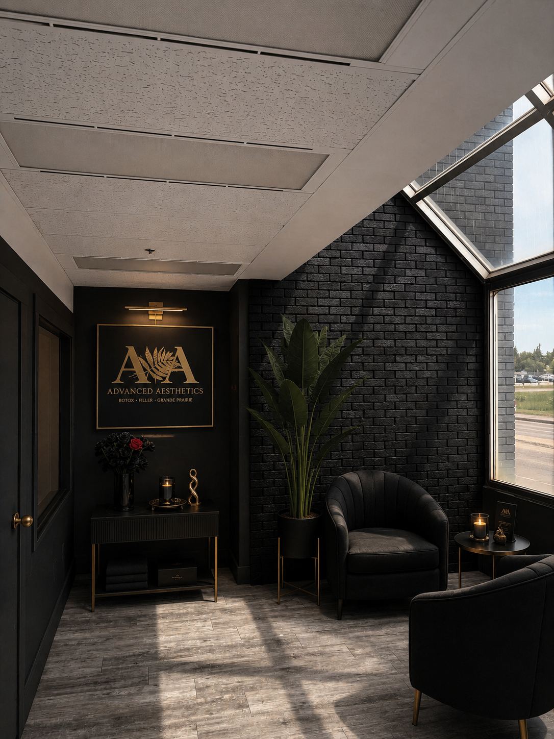 A quiet corner of the Advanced Aesthetics studio